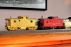 There is also the older brother in my stock now, a caboose of class CF; a little bit after 1900 originated and with wood sheating, of course. And there I will do probably pretty much the same changes like at first model - interior decoration, lighting, train end lanterns, painting! Fortunately, I must not do many changes on underside of model!