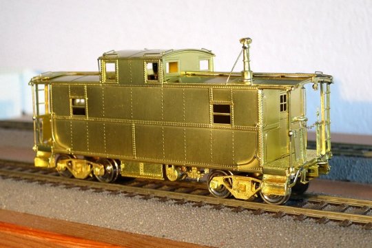 Ein neues Modell - der Caboose der Norfolk & Western Ry. der class CG. Ein Stahl-Caboose, gedacht für meinen 1930er Zug.