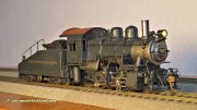 A very small switcher of the Pennsylvania railroad, but a very nice model from Sunset.